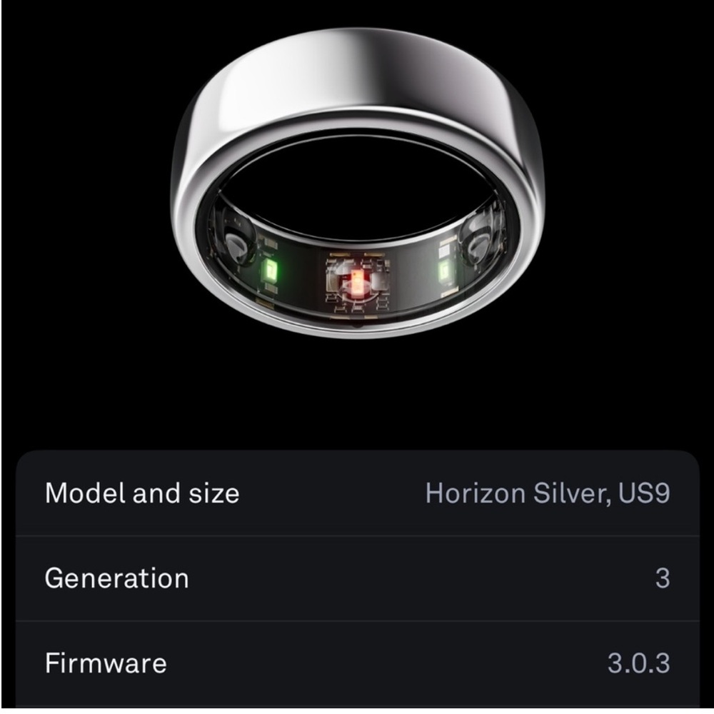 OURA Ring Generation 3 Size 9